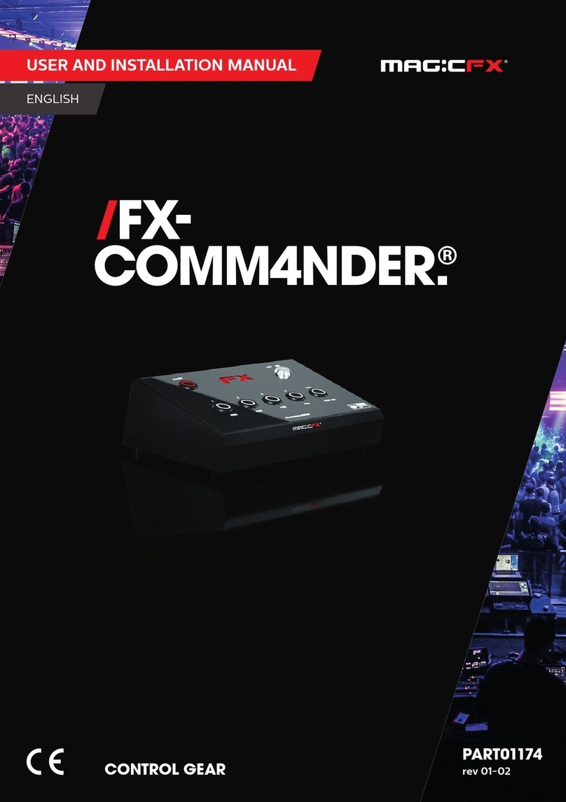 Magicfx FX-Comm4der User and installation manual