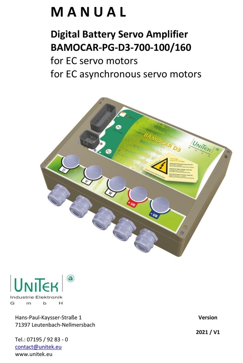 Unitek BAMOCAR-PG-D3-700-100/160 manual