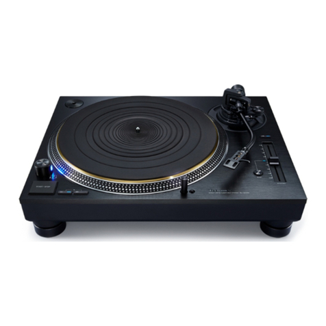 Technics SL-1210G User manual Technics SL-1210G User manual