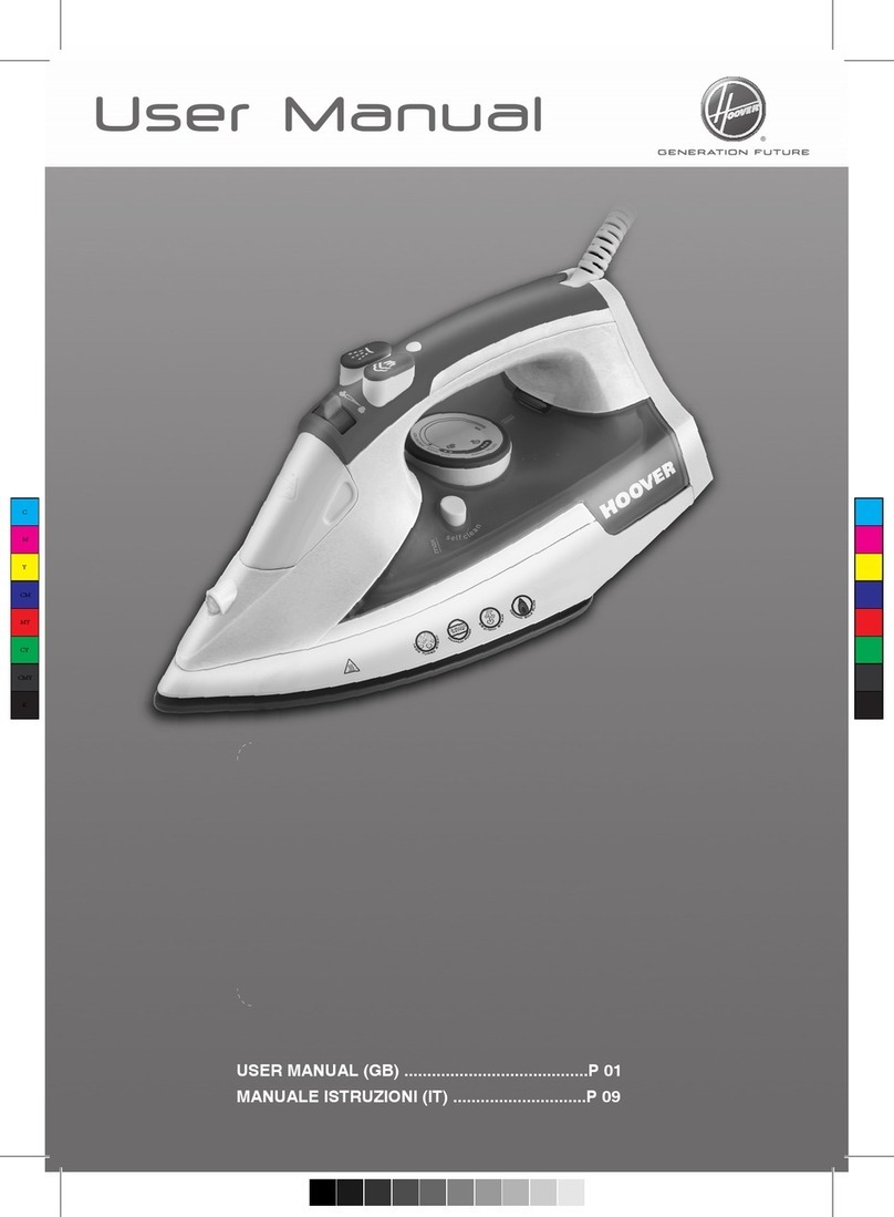 Hoover TINF2600 user manual