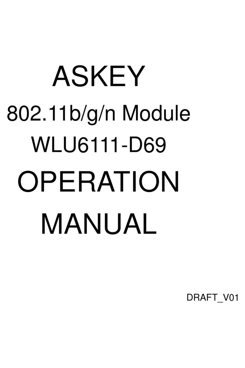 Askey WLU6111-D69 Operation manual