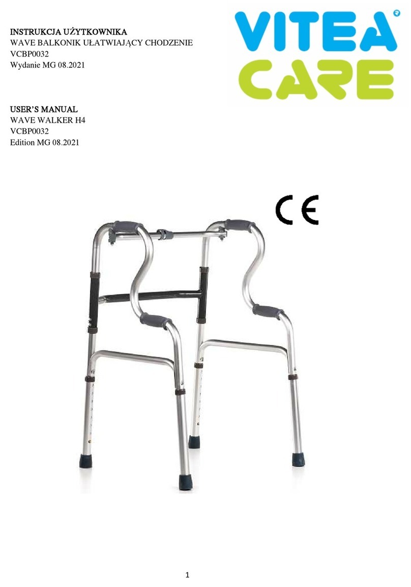 Vitea Care WAVE WALKER H4 VCBP0032 user manual
