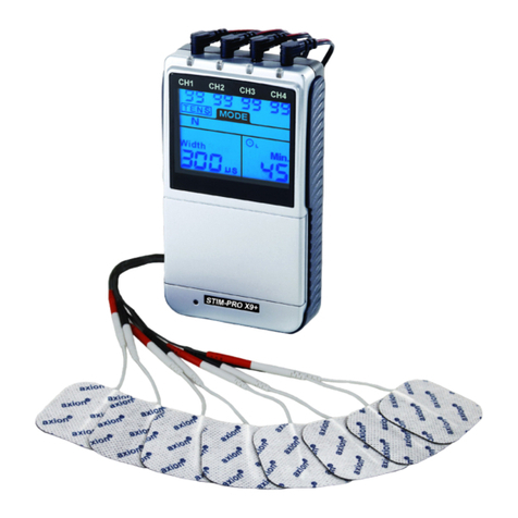 Axion STIM-PRO X9 Plus instruction manual
