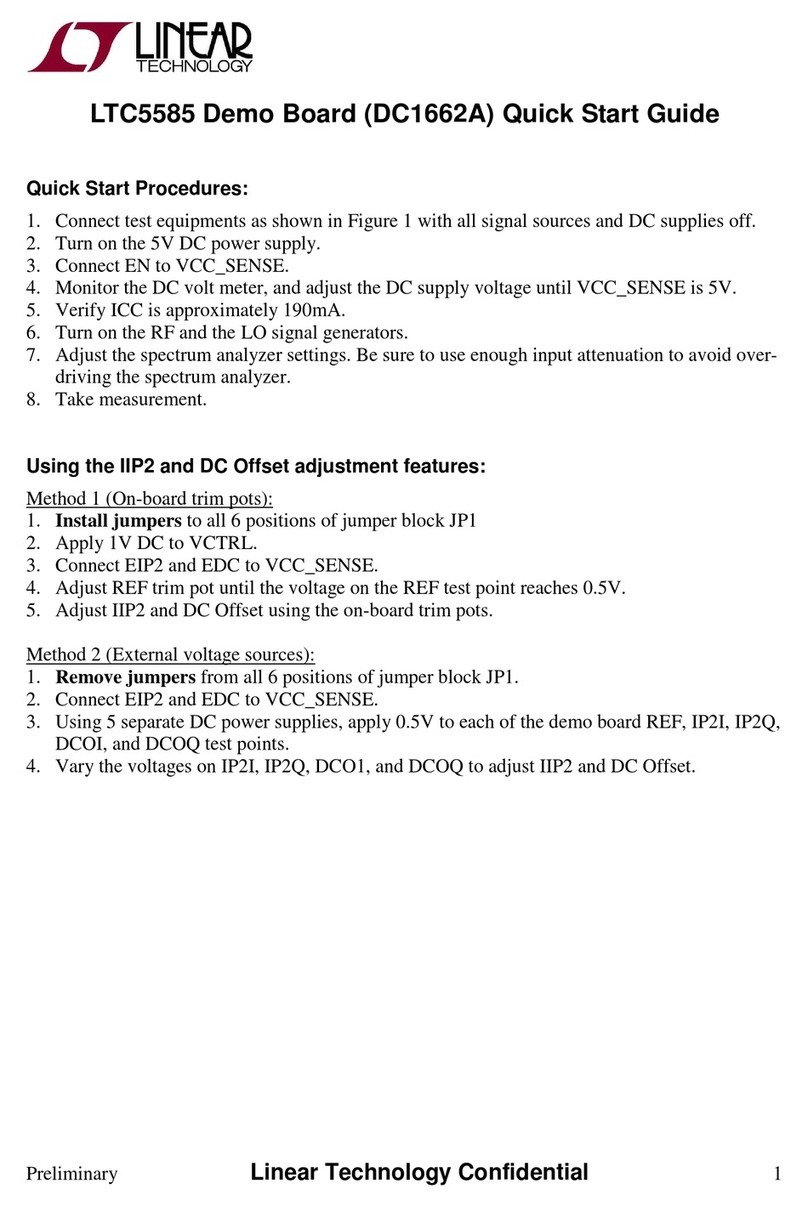 Linear Technology LTC5585 User manual