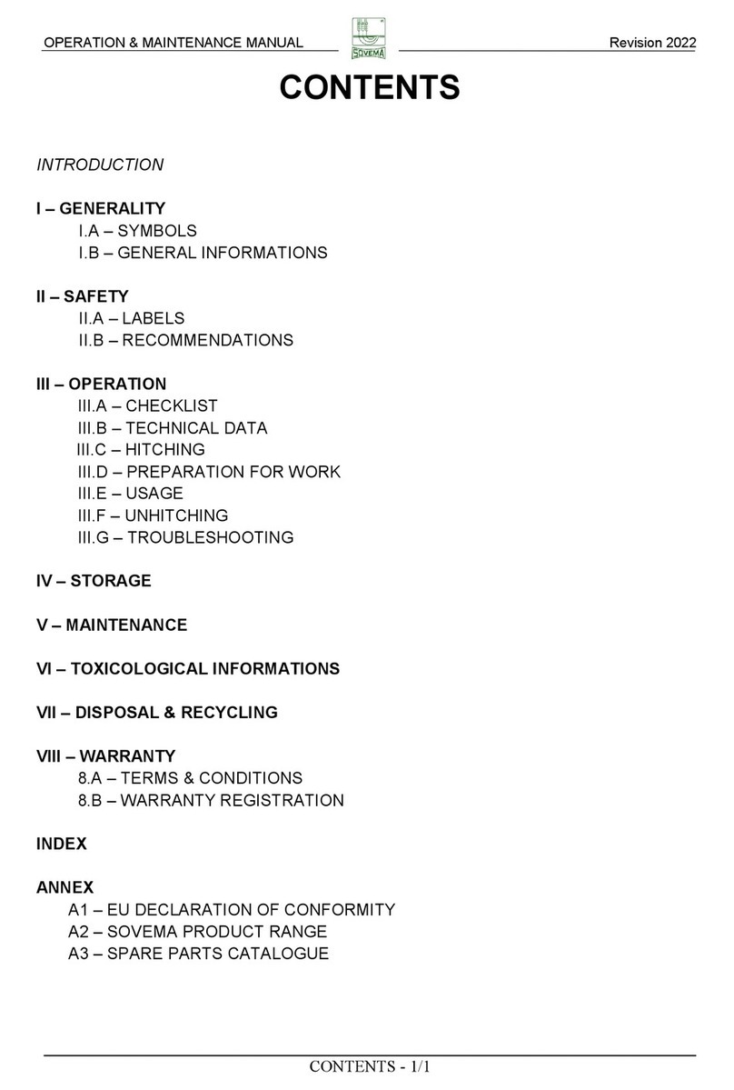 Sovema TDF-M EXT 180 User manual