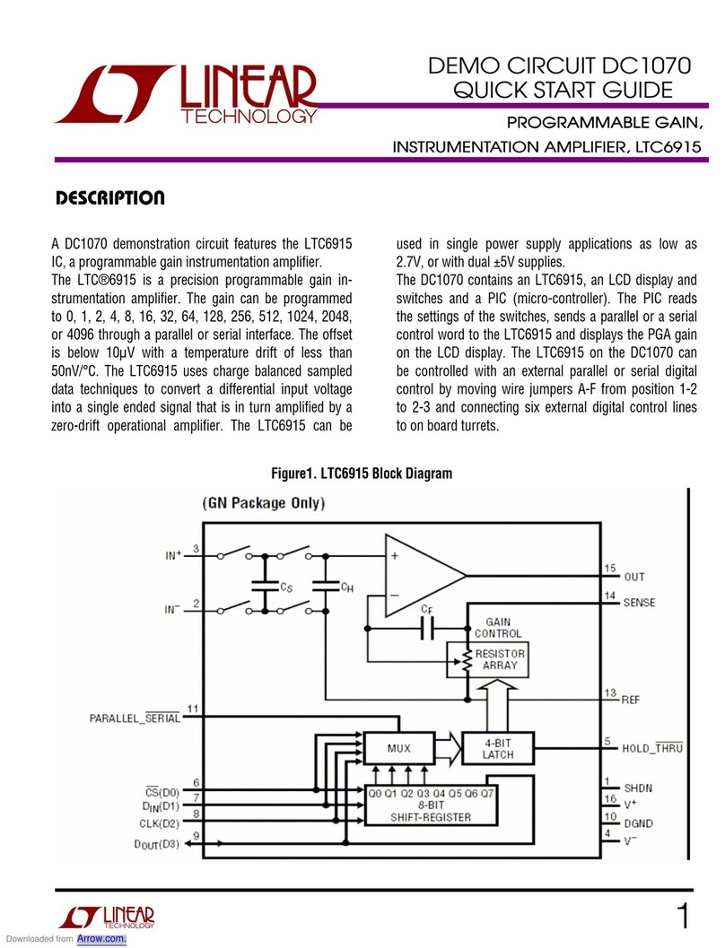 Linea 2000 DC1070 quick start guide