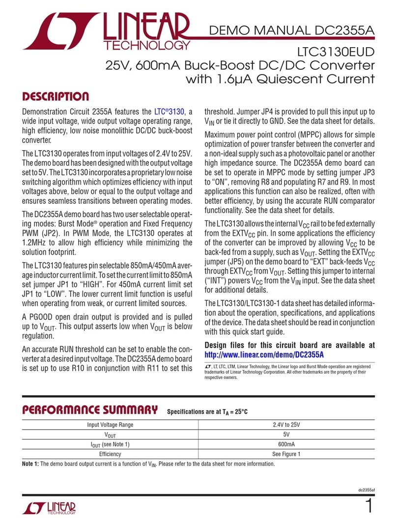 Linear Technology DC2355A User manual Linear Technology DC2355A User manual