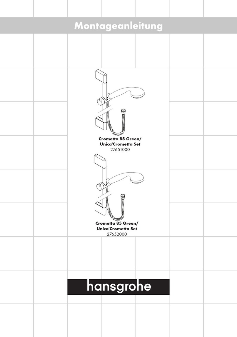 Hans Grohe Crometta 85 Green 27651000 User manual Hans Grohe Crometta 85 Green 27651000 User manual