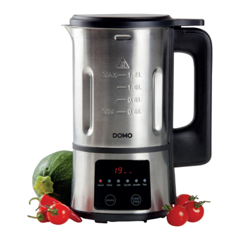 Linea 2000 DOMO MY SOUP EXPRESS Instruction booklet