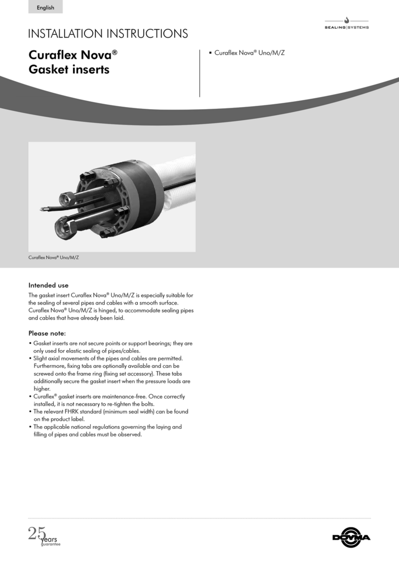 DOYMA Curaflex Nova Uno/M/Z installation instructions