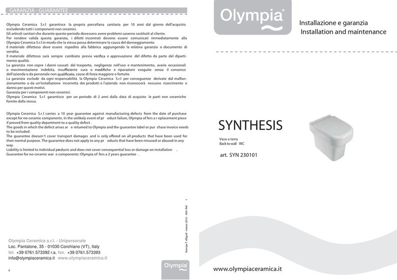 Olympia SYNTHESIS SYN 230101 Installation and Maintenance