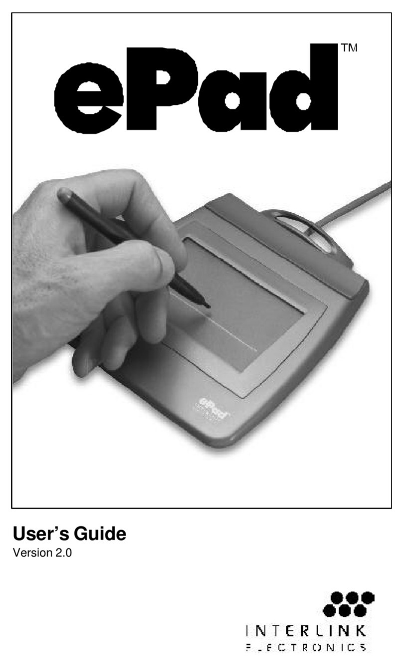 Interlink electronics ePad user guide