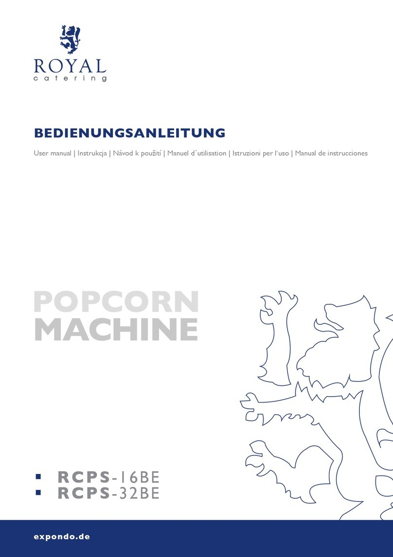 Royal Catering RCPS-16BE user manual