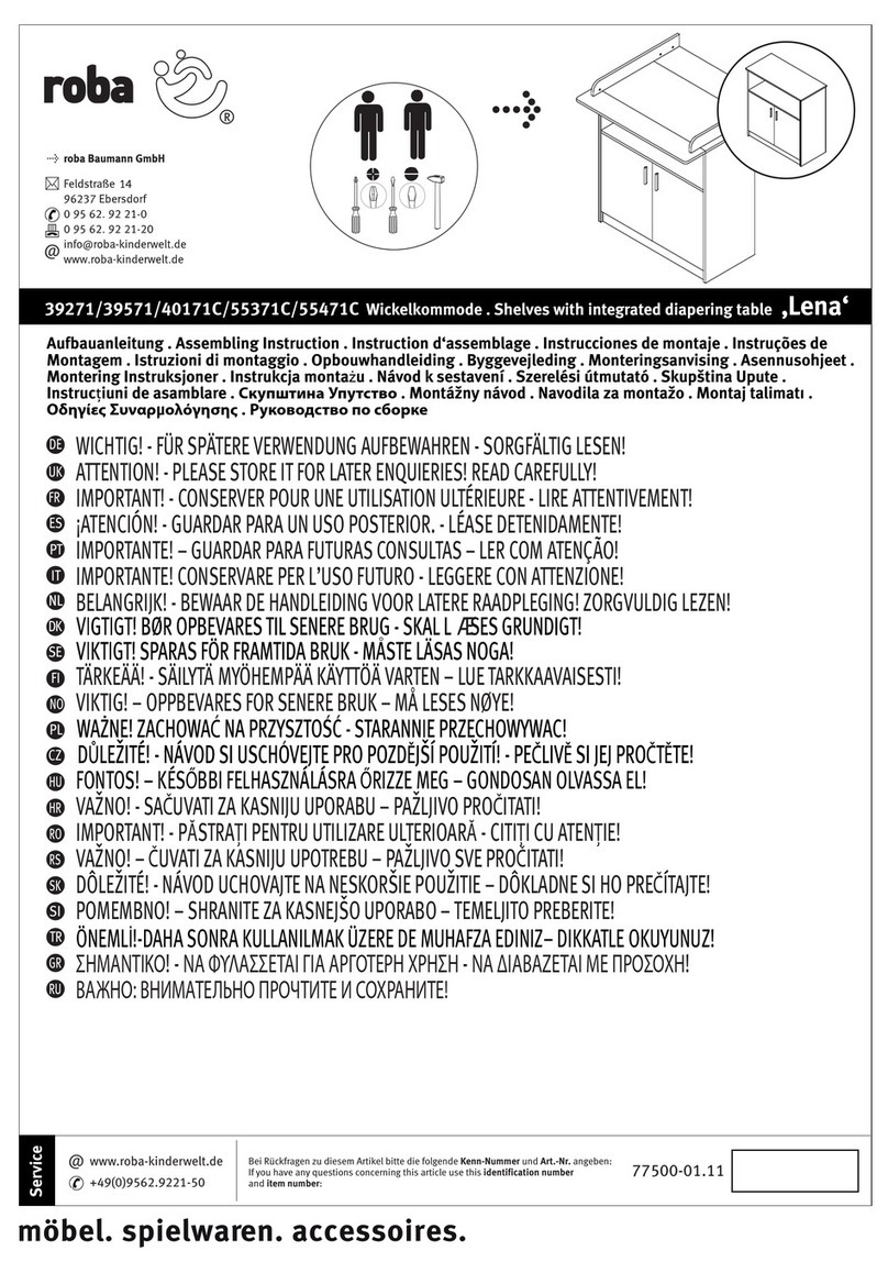 roba Lena 39271 Assembling Instruction roba Lena 39271 Assembling Instruction