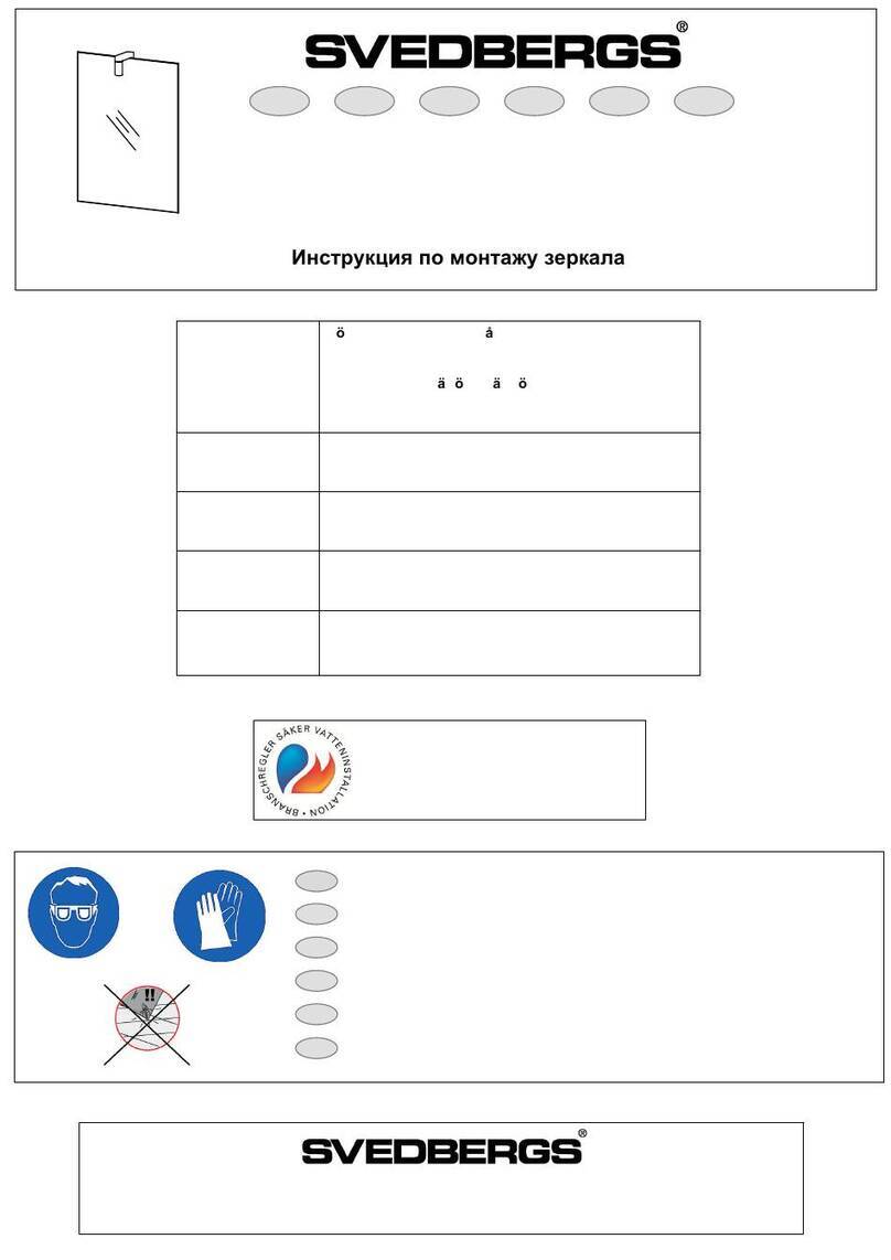Svedbergs 70 Assembly instruction Svedbergs 70 Assembly instruction