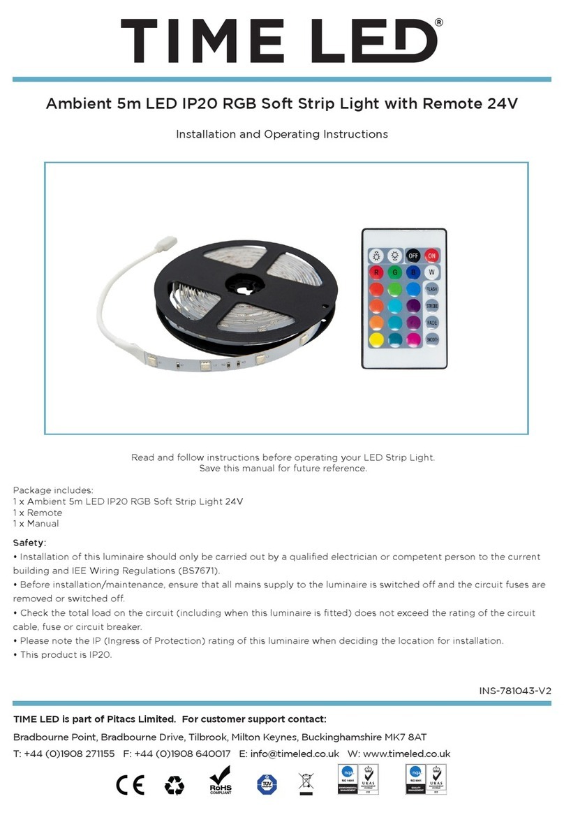 TIME LED 781043 User manual TIME LED 781043 User manual