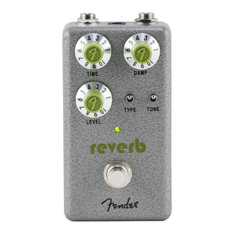 Fender HAMMERTONE REVERB owner's manual