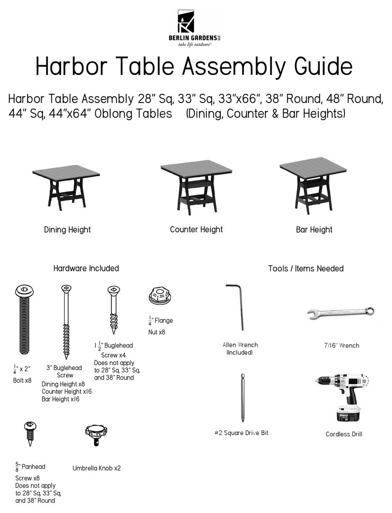 Berlin Gardens Harbor Assembly guide