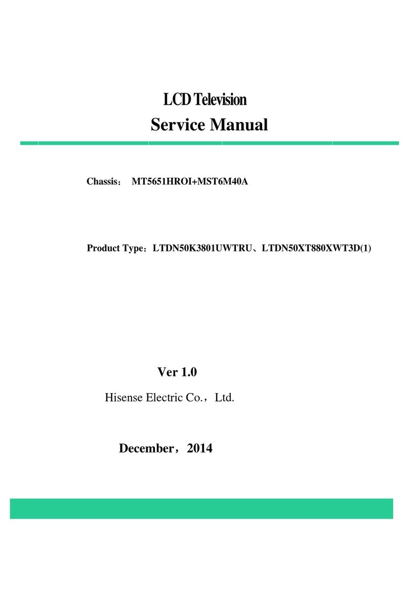 Hisense LTDN50K3801UWTRU User manual