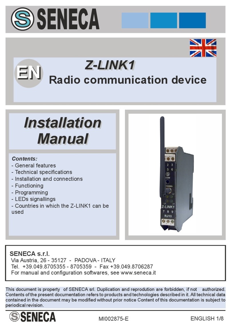 Seneca Z-LINK1 installation manual