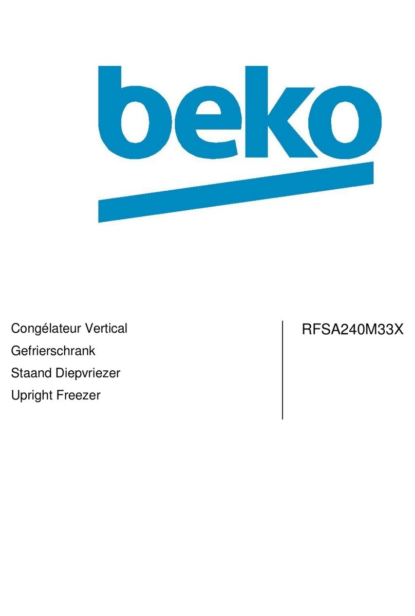 Beko RFSA240M33X User manual Beko RFSA240M33X User manual