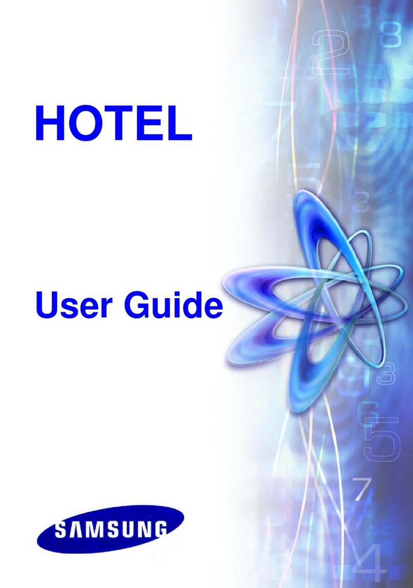 Samsung HOTEL DCS user guide