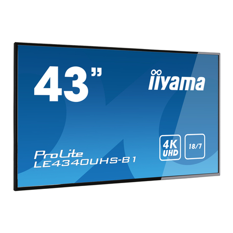 Iiyama ProLite LE4340OUHS User manual