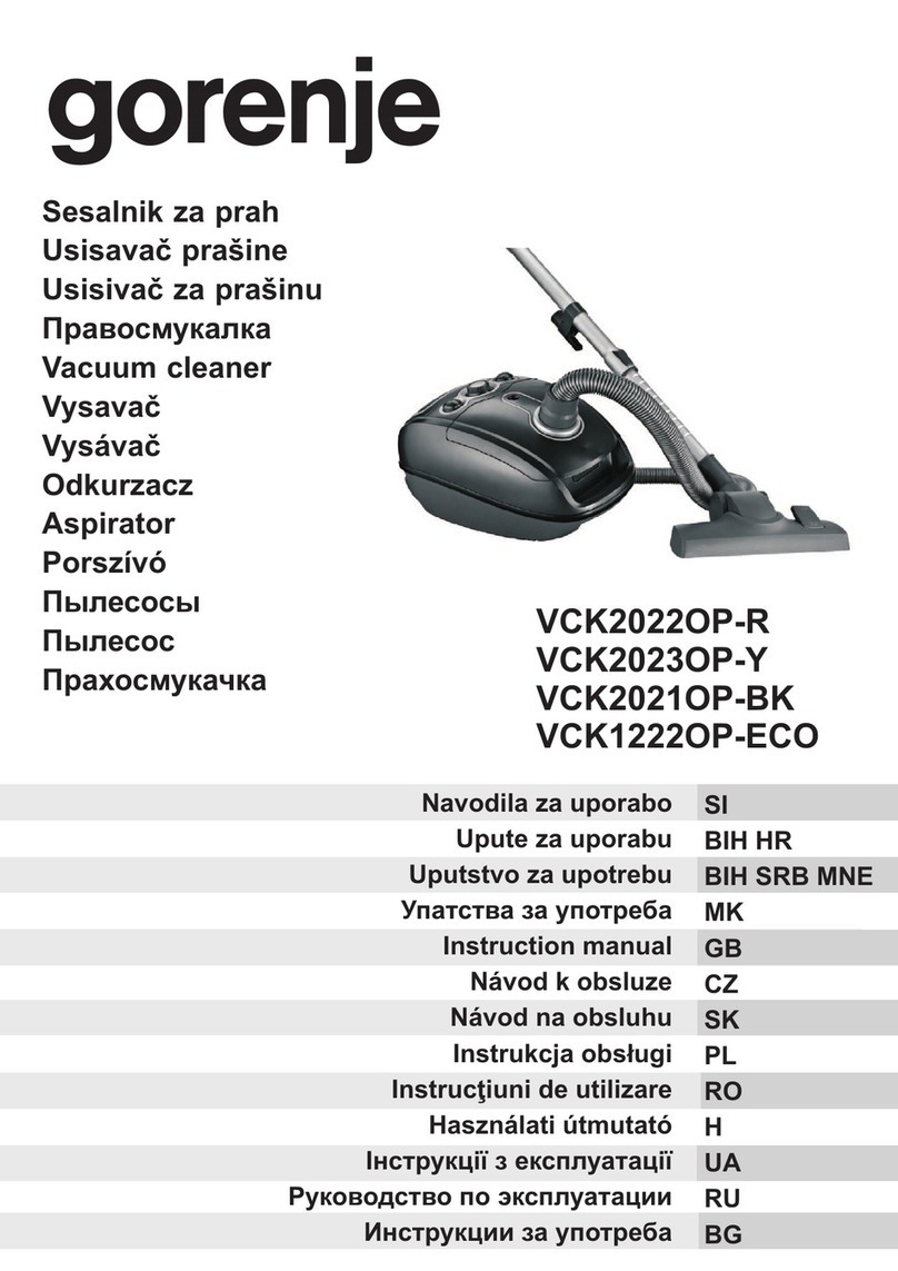 Gorenje VCK2022OP-R instruction manual