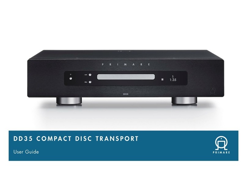Primare DD35 User manual