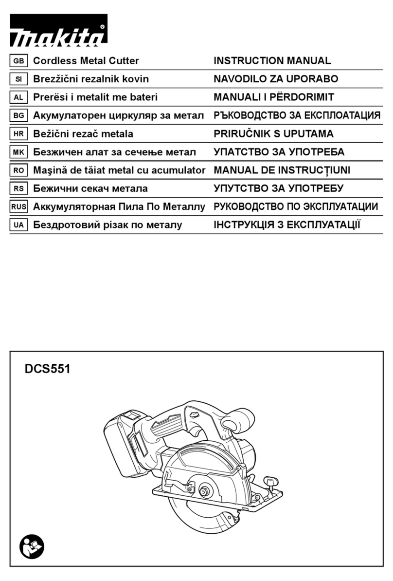 Makita DCS551Z manual