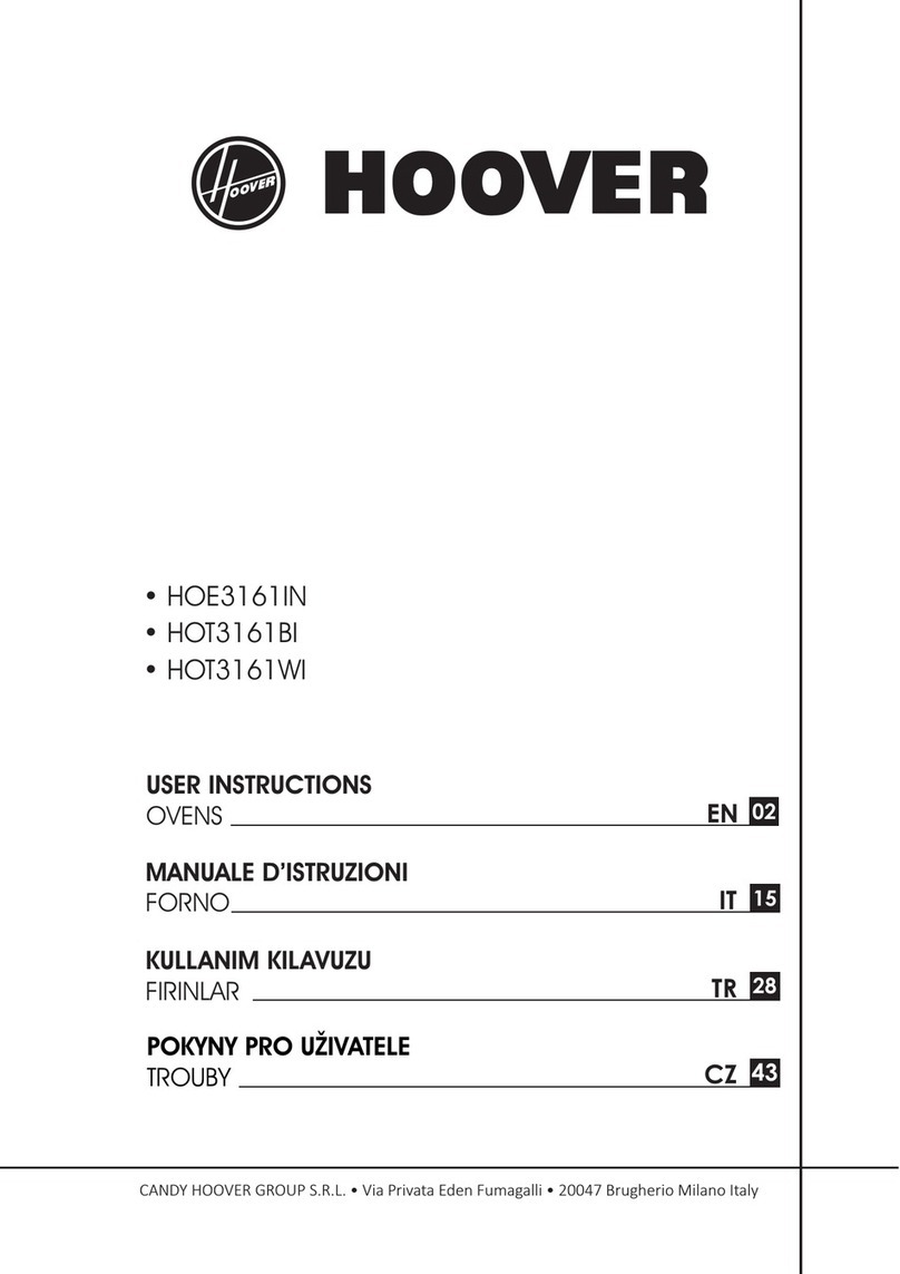 Hoover HOT3161WI User manual