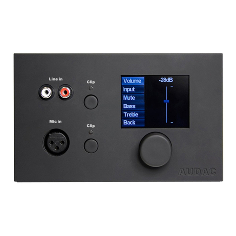 AUDAC DW5066/B Installation and operating instructions