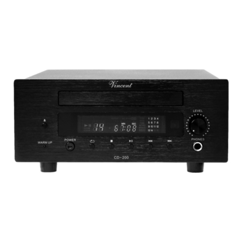 VINCENT CD-200 Instructions for use