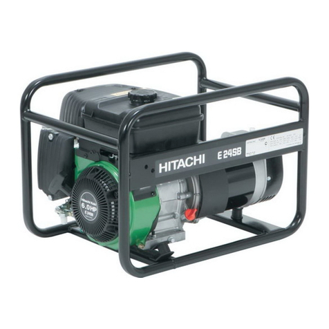 Hitachi E24SB Safety instructions and instruction manual