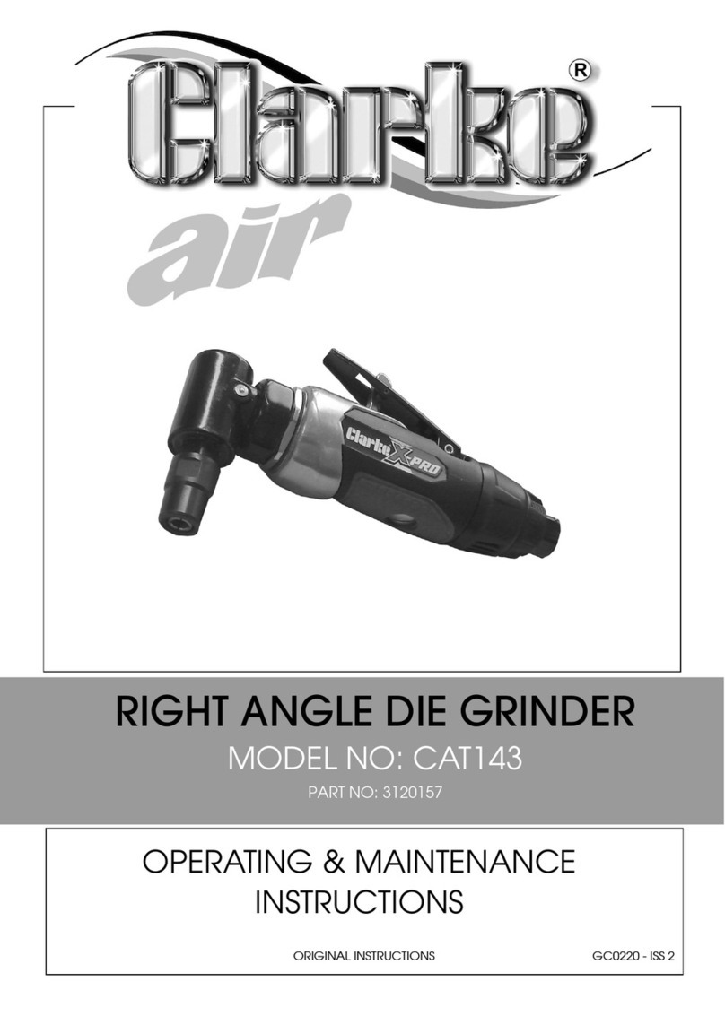 Clarke CAT143 Installation and operation manual