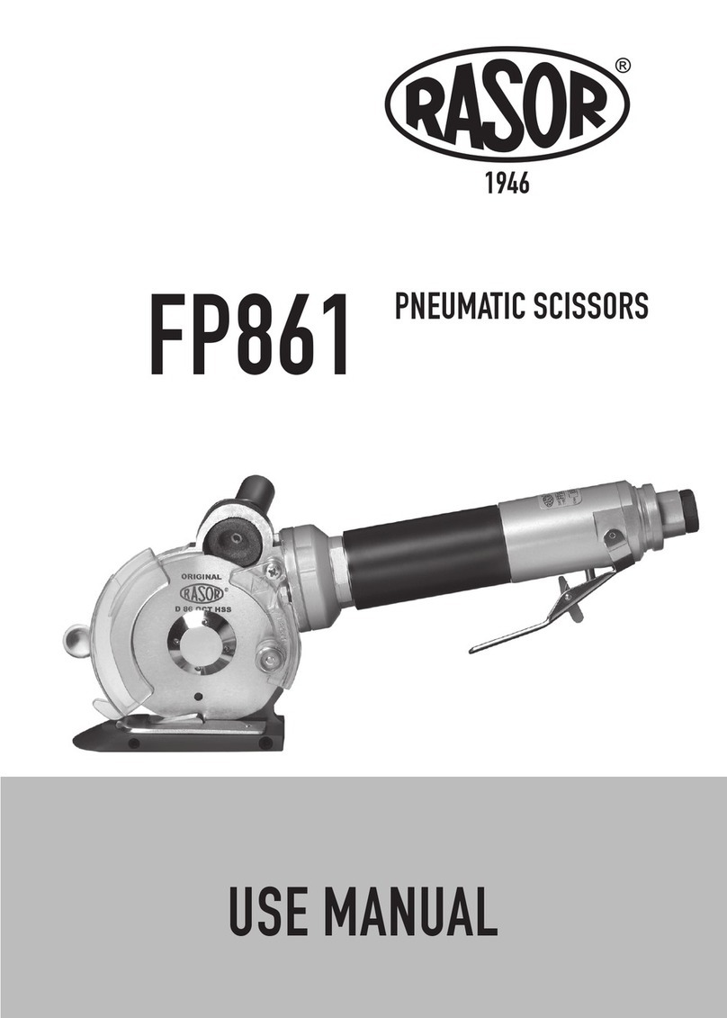 RASOR FP861 User manual