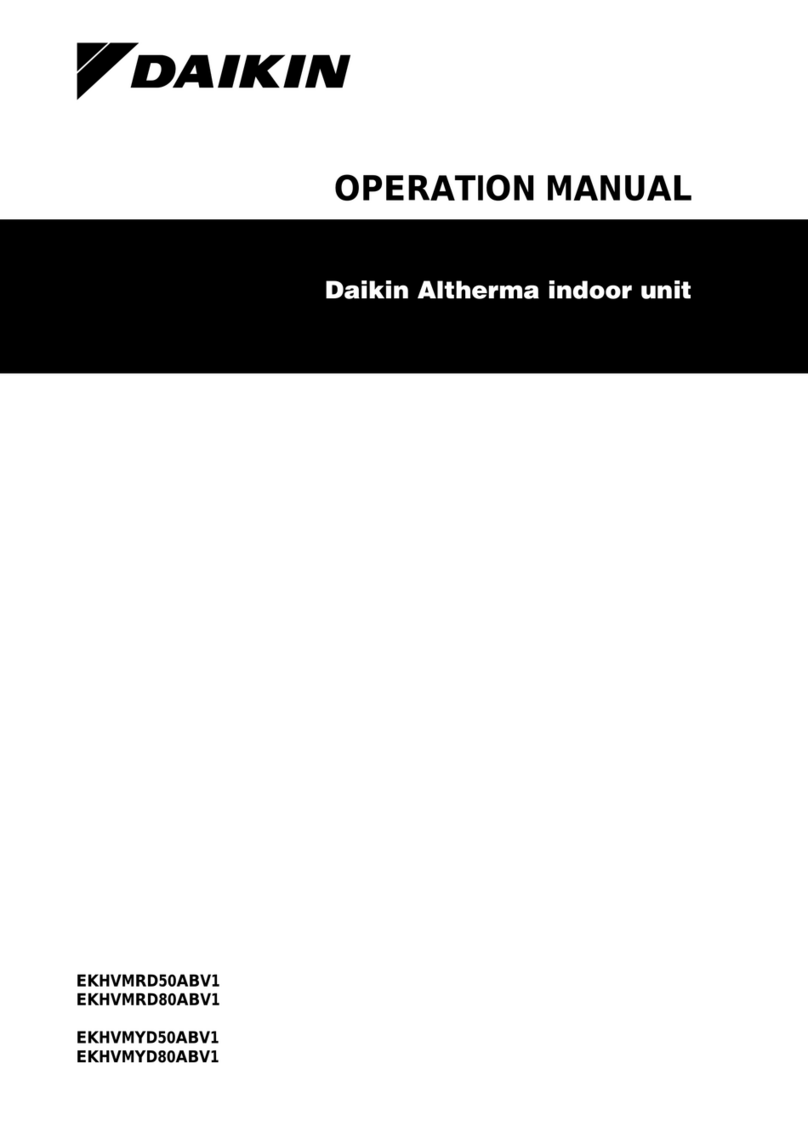 Daikin Altherma EKHVMRD50ABV1 User manual