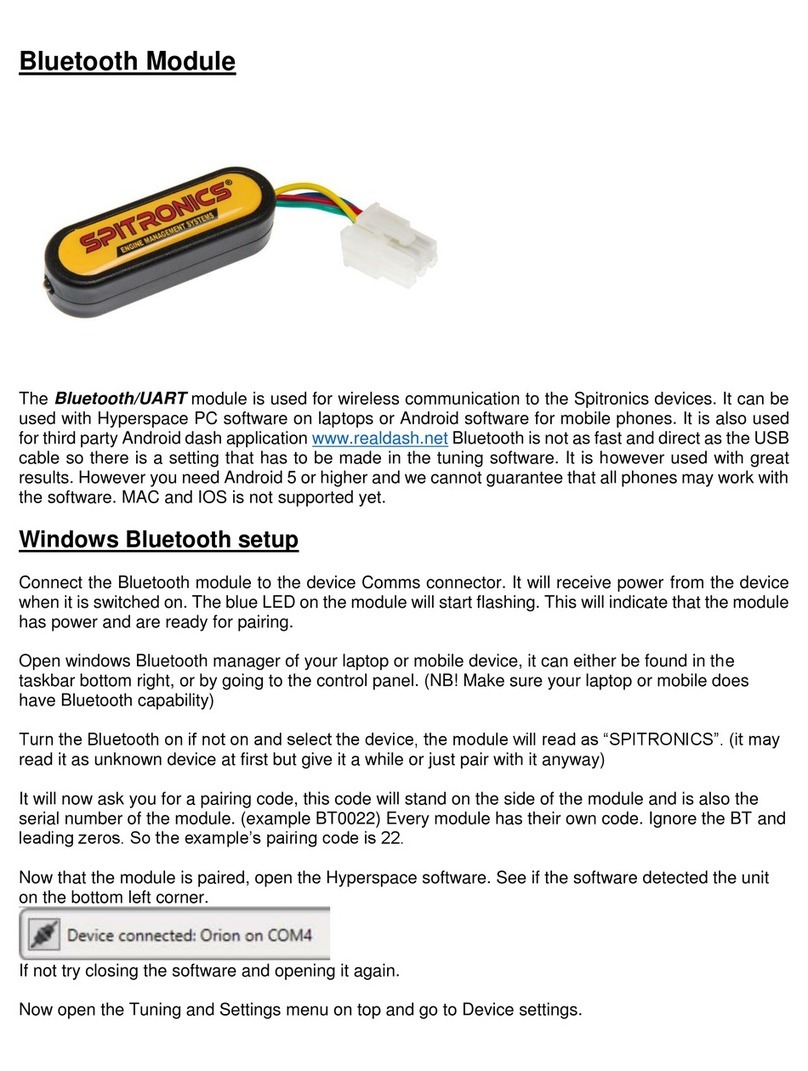 Spitronics Bluetooth/UART instructions