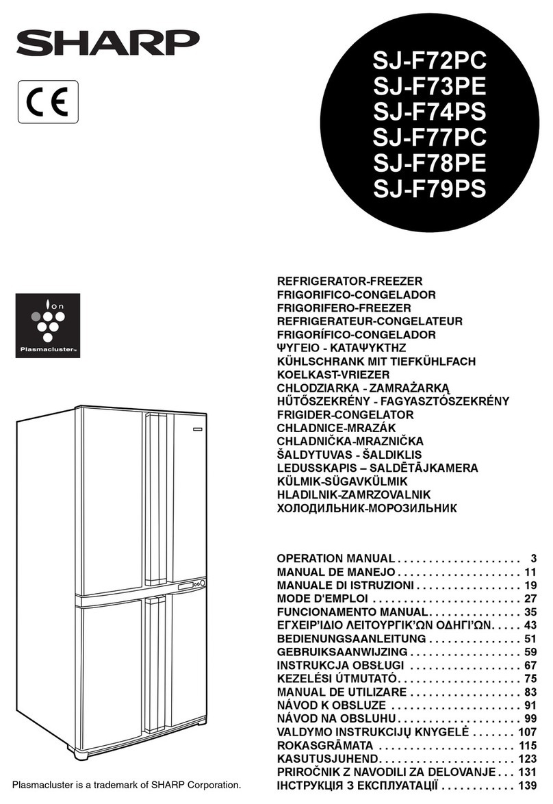 Sharp SJ-F73PE User manual