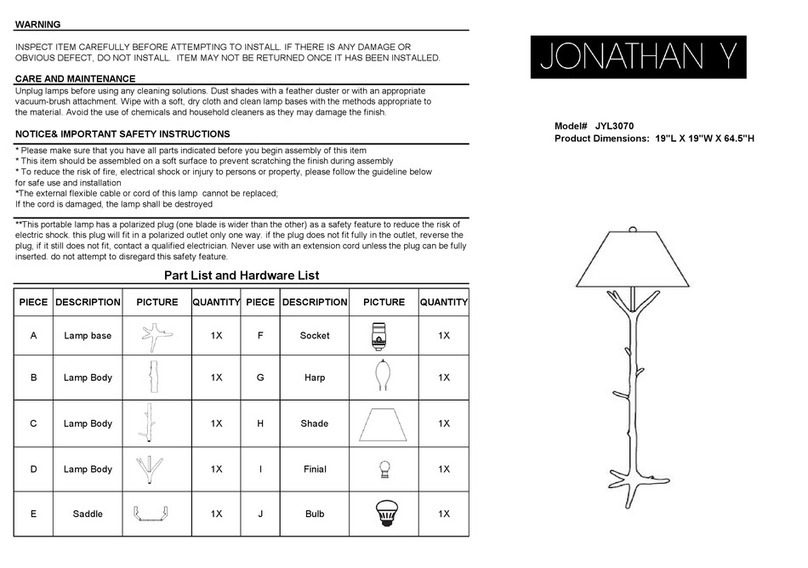 JONATHAN Y JYL3070 manual