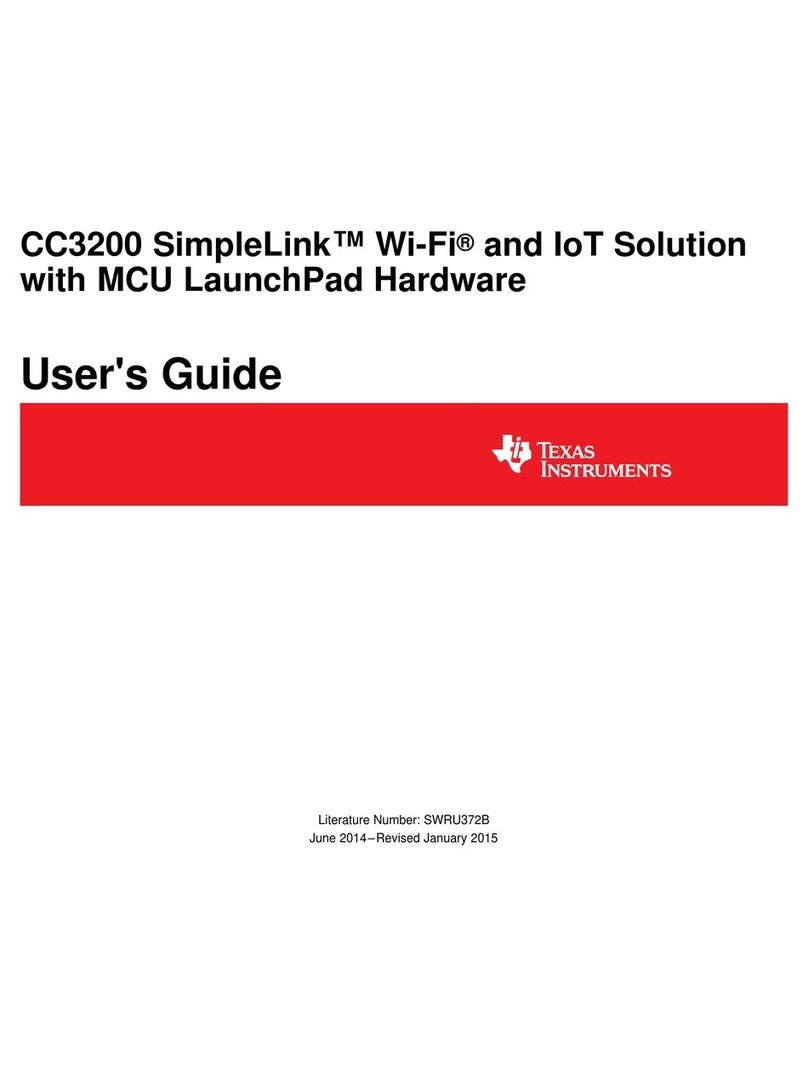 Texas Instruments SimpleLink CC3200 Wi-Fi user guide
