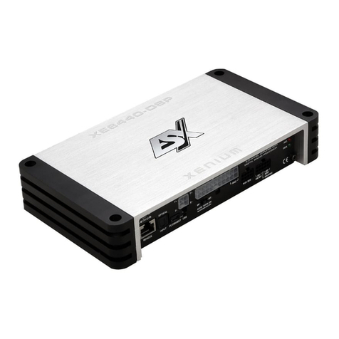 ESX XENUM XE6440-DSP owner's manual