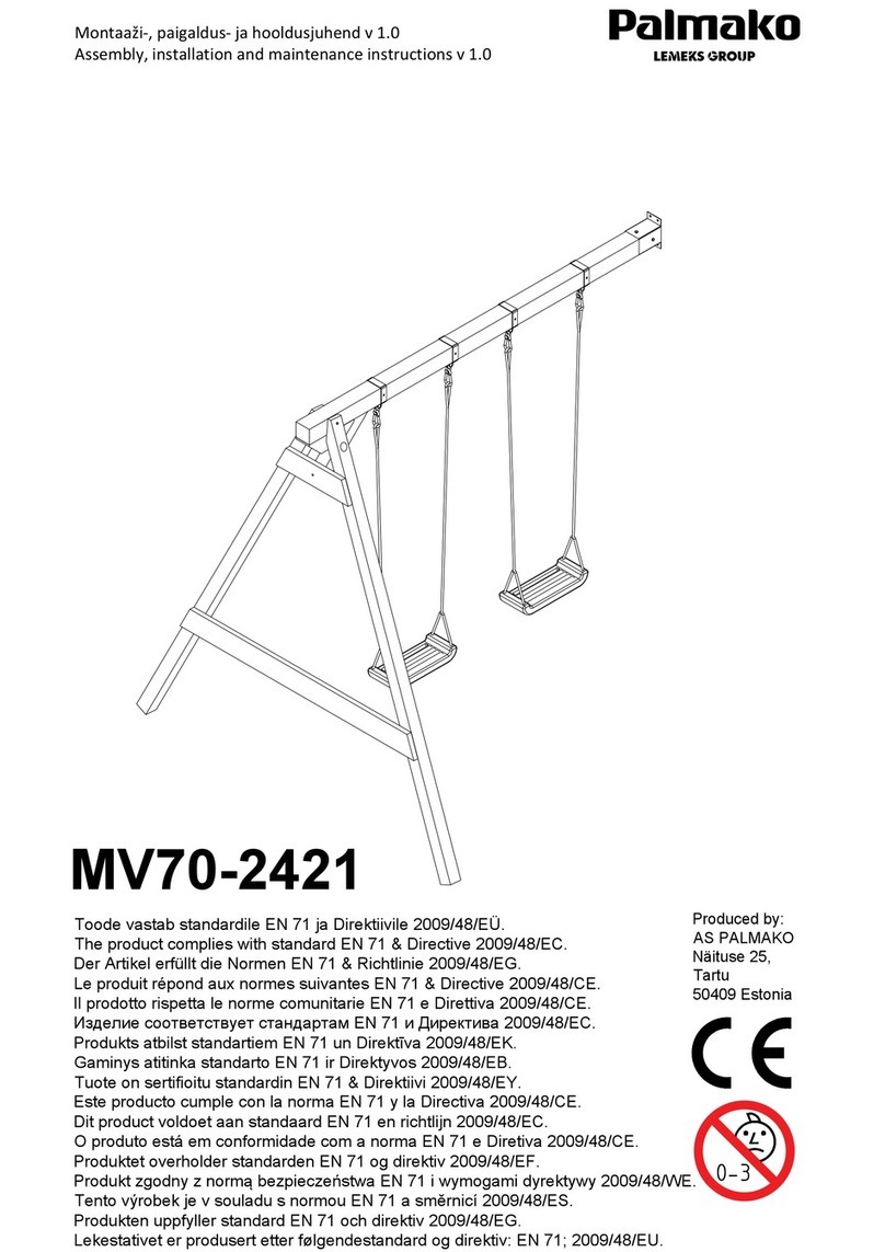 Lemeks Palmako MV70-2421 Assembly, installation and maintenance instructions Lemeks Palmako MV70-2421 Assembly, installation and maintenance instructions