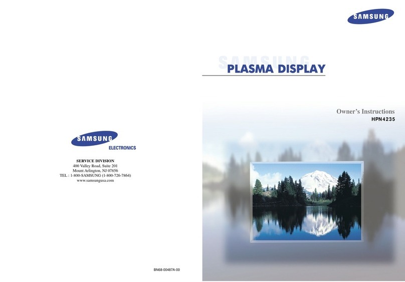 Samsung HPN4235 User manual