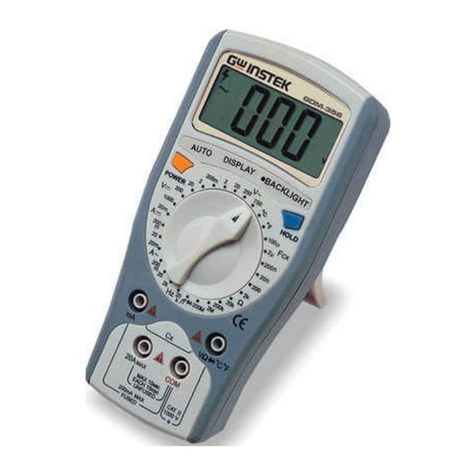 GW Instek GDM-356 User manual