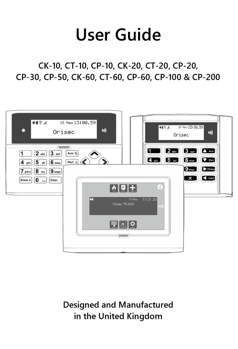 Orisec CT-10 user guide