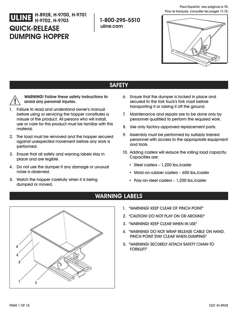 U-Line H-9700 quick start guide