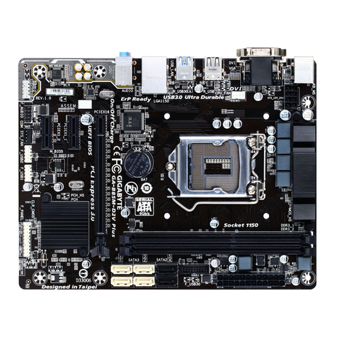 Gigabyte GA-B85M-D2V Plus user manual