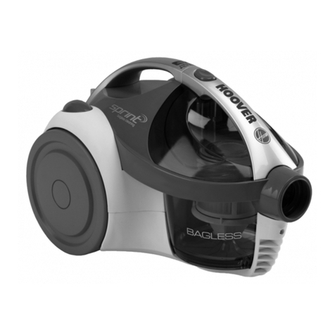 Hoover SPRINT BAGLESS TSU2001 User manual