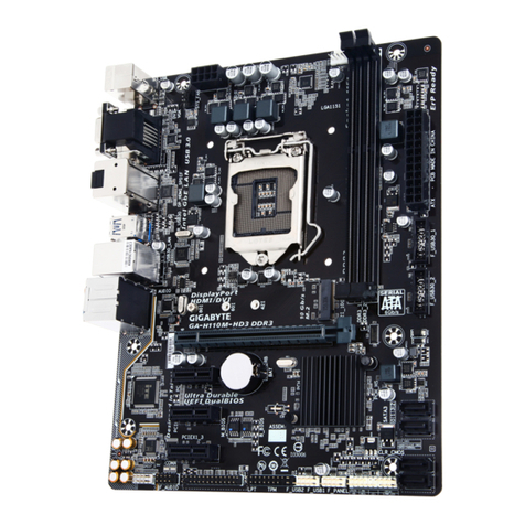 Gigabyte GA-H110M-HD3 DDR3 User manual